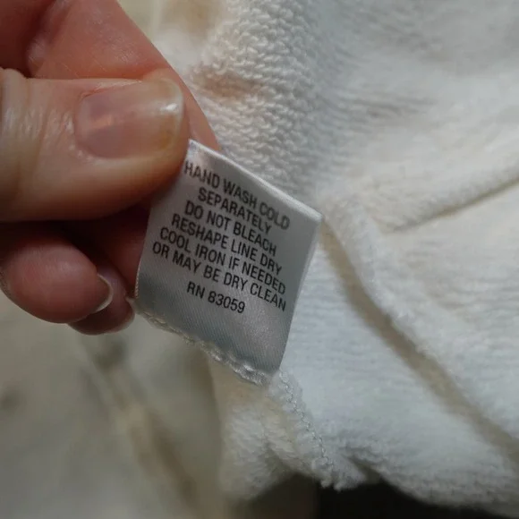 Drew Cardigan Womens Extra Small White Knit Cotton Open Front Sweater Casual - Picture 4 of 9